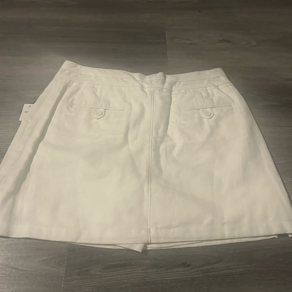 White Mini Skirt - Picture 7 of 8